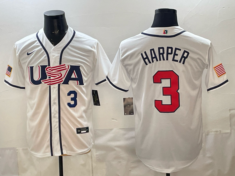 Men 2026 World cup white MLB Nike jersey 0074->more jerseys->MLB Jersey
